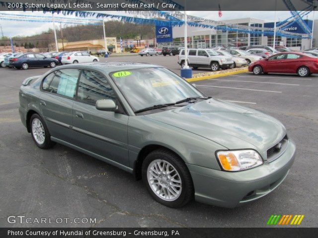 2003 Subaru Legacy L Sedan in Seamist Green Pearl