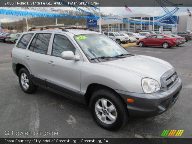 2005 Hyundai Santa Fe GLS 4WD in Pewter Gray