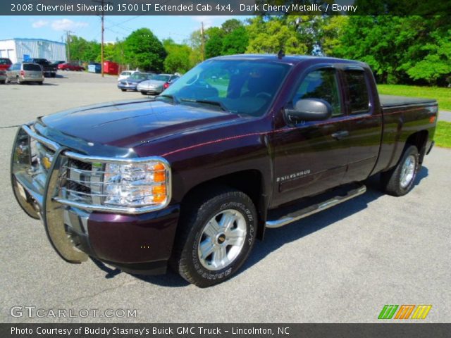 2008 Chevrolet Silverado 1500 LT Extended Cab 4x4 in Dark Cherry Metallic