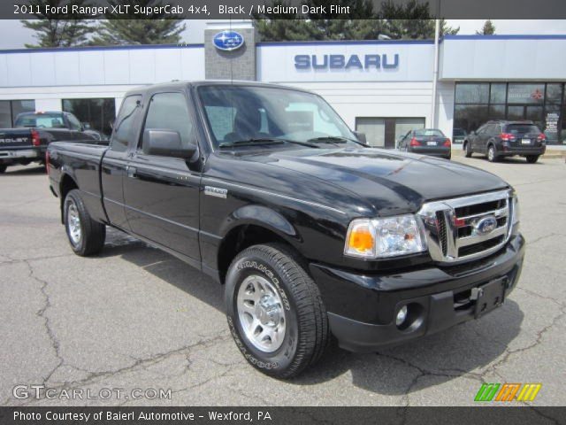 2011 Ford Ranger XLT SuperCab 4x4 in Black