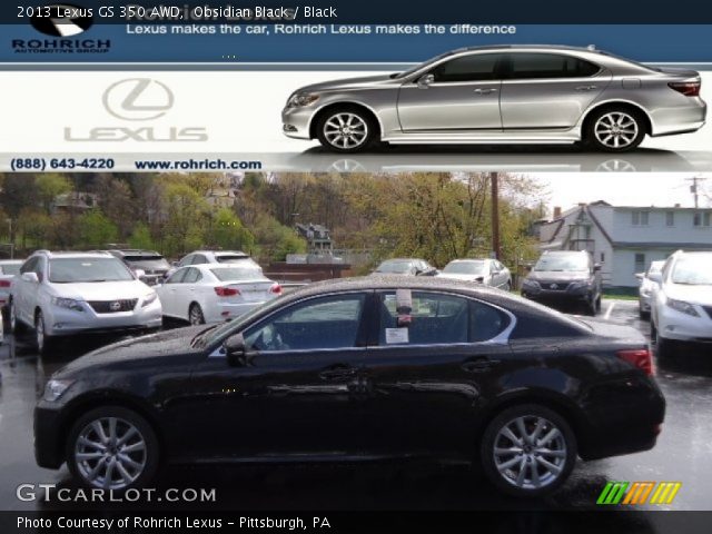 2013 Lexus GS 350 AWD in Obsidian Black