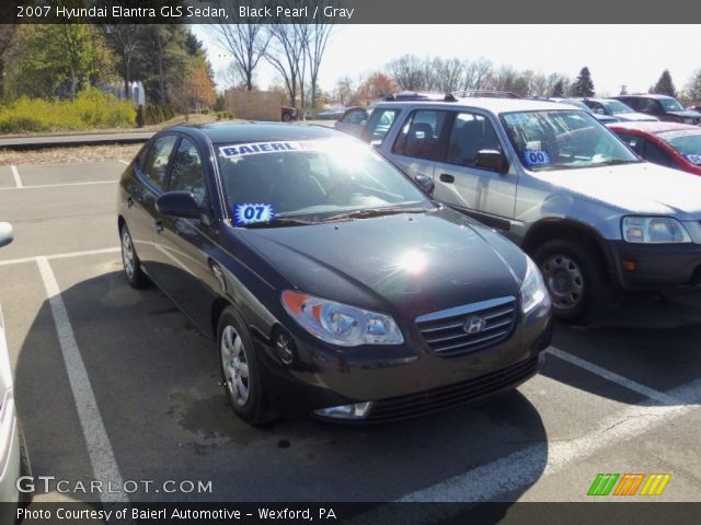 2007 Hyundai Elantra GLS Sedan in Black Pearl