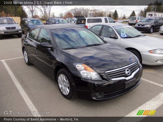 2009 Nissan Altima 2.5 S in Super Black