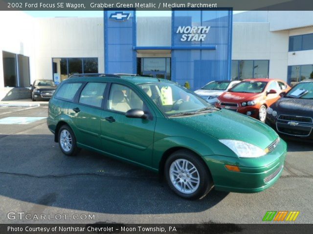 2002 Ford Focus SE Wagon in Grabber Green Metallic