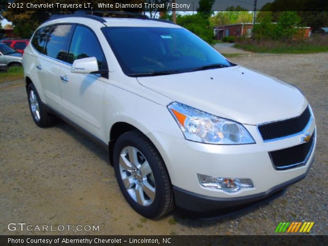 2012 Chevrolet Traverse LT in White Diamond Tricoat