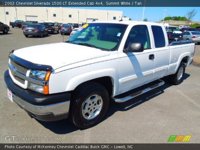 2003 Chevrolet Silverado 1500 LT Extended Cab 4x4 in Summit White