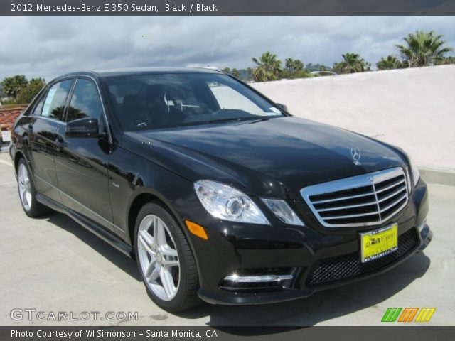2012 Mercedes-Benz E 350 Sedan in Black