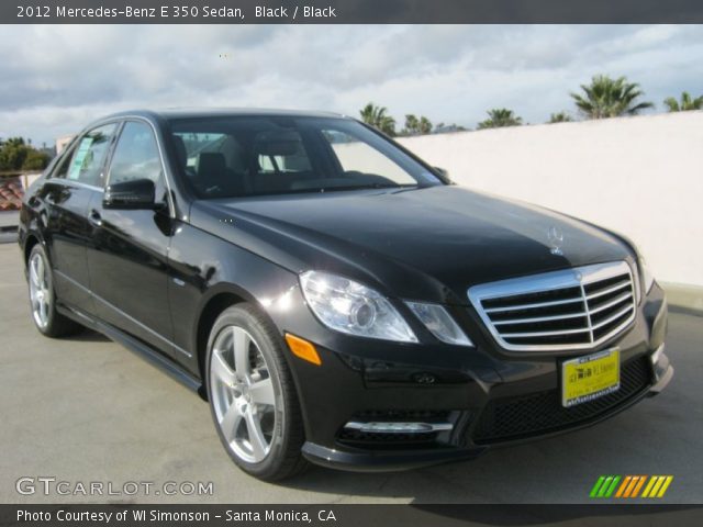 2012 Mercedes-Benz E 350 Sedan in Black