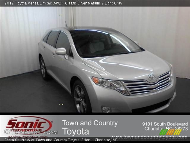 2012 Toyota Venza Limited AWD in Classic Silver Metallic