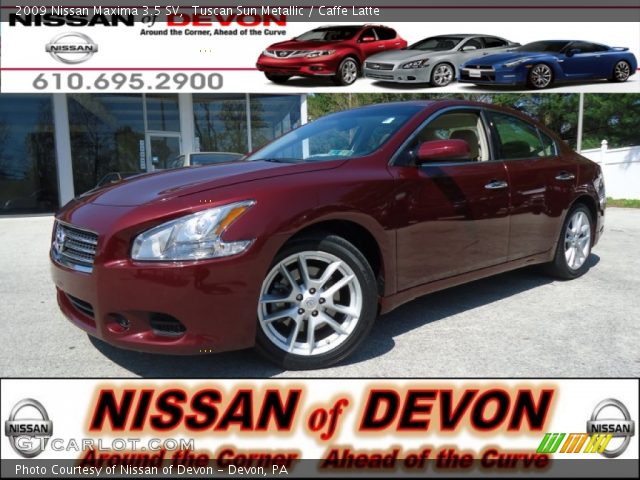 2009 Nissan Maxima 3.5 SV in Tuscan Sun Metallic
