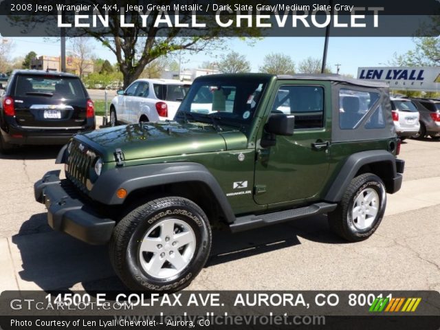 2008 Jeep Wrangler X 4x4 in Jeep Green Metallic
