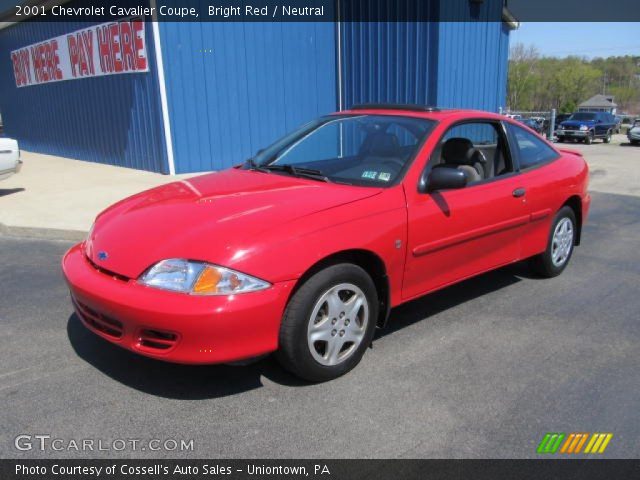 2001 Chevrolet Cavalier Coupe in Bright Red