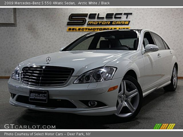 2009 Mercedes-Benz S 550 4Matic Sedan in Arctic White