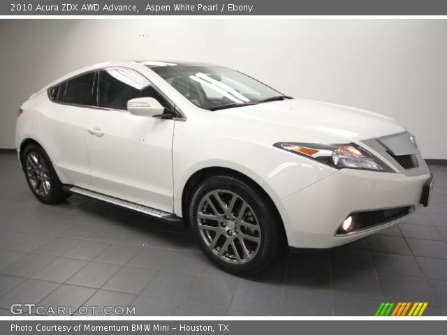 2010 Acura ZDX AWD Advance in Aspen White Pearl