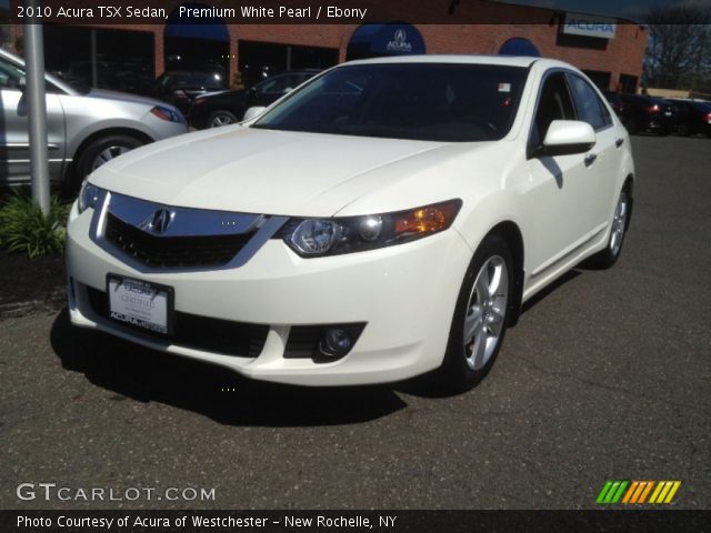 2010 Acura TSX Sedan in Premium White Pearl