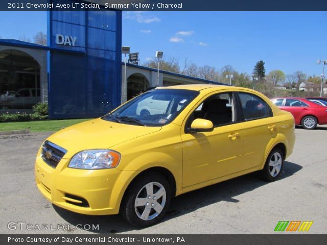 2011 Chevrolet Aveo LT Sedan in Summer Yellow