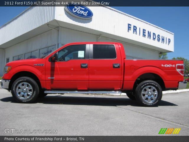 2012 Ford F150 XLT SuperCrew 4x4 in Race Red