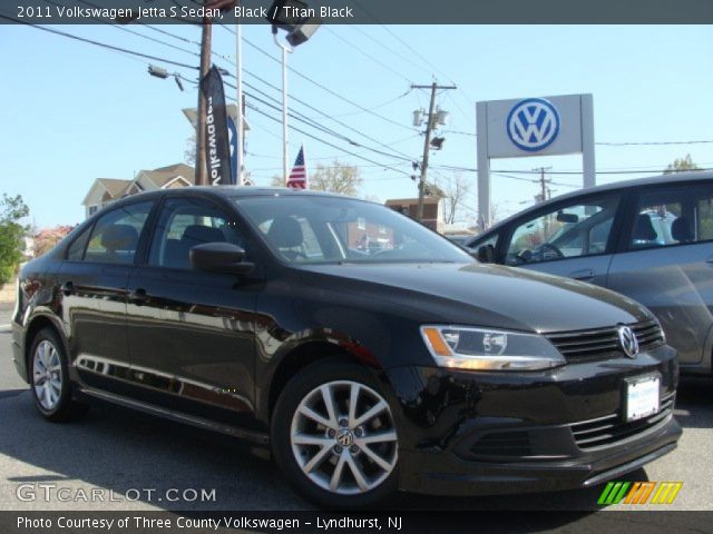 2011 Volkswagen Jetta S Sedan in Black