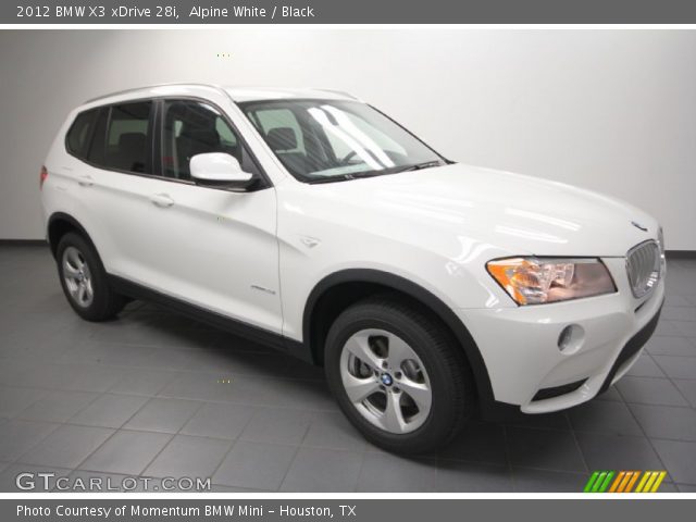 2012 BMW X3 xDrive 28i in Alpine White