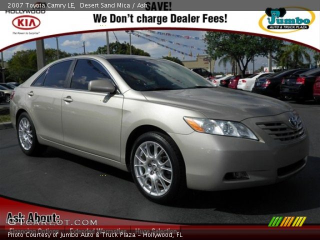 2007 Toyota Camry LE in Desert Sand Mica