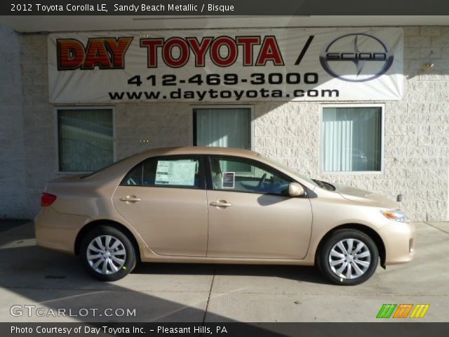 2012 Toyota Corolla LE in Sandy Beach Metallic