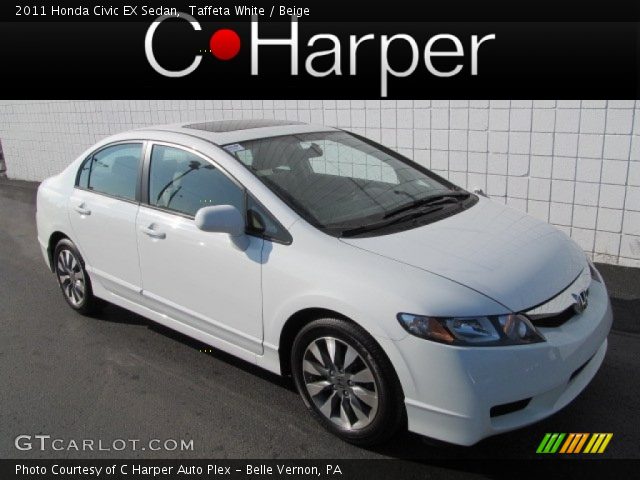 2011 Honda Civic EX Sedan in Taffeta White