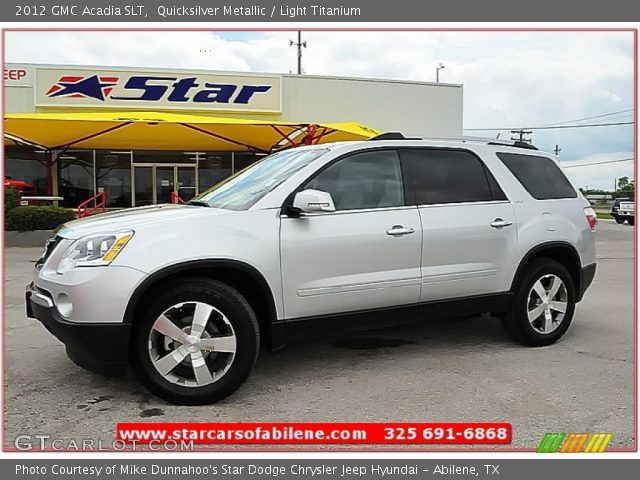 2012 GMC Acadia SLT in Quicksilver Metallic