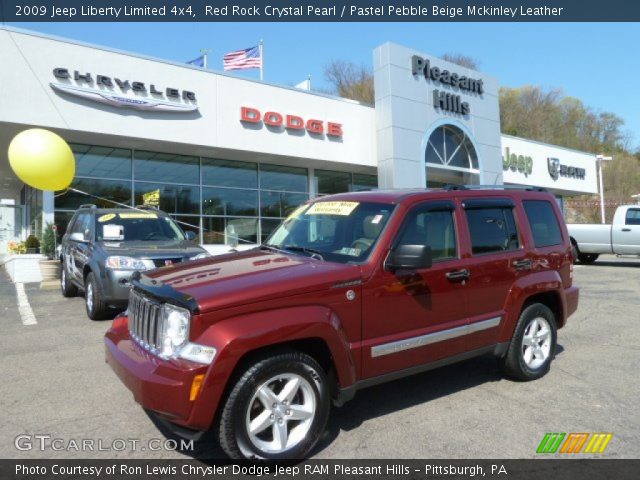 2009 Jeep Liberty Limited 4x4 in Red Rock Crystal Pearl