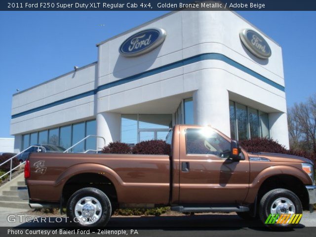 2011 Ford F250 Super Duty XLT Regular Cab 4x4 in Golden Bronze Metallic