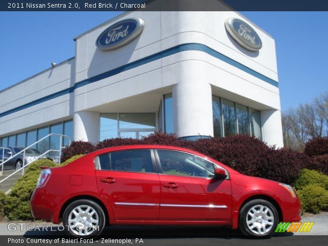 2011 Nissan Sentra 2.0 in Red Brick