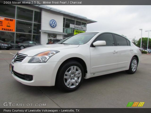 2009 Nissan Altima 2.5 SL in Winter Frost Pearl