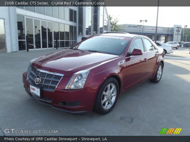 2008 Cadillac CTS Sedan in Crystal Red