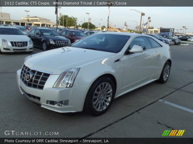 2012 Cadillac CTS Coupe in White Diamond Tricoat
