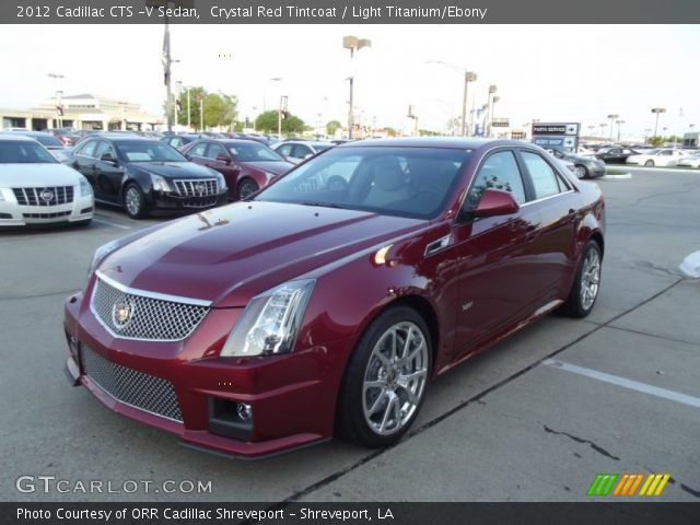 2012 Cadillac CTS -V Sedan in Crystal Red Tintcoat