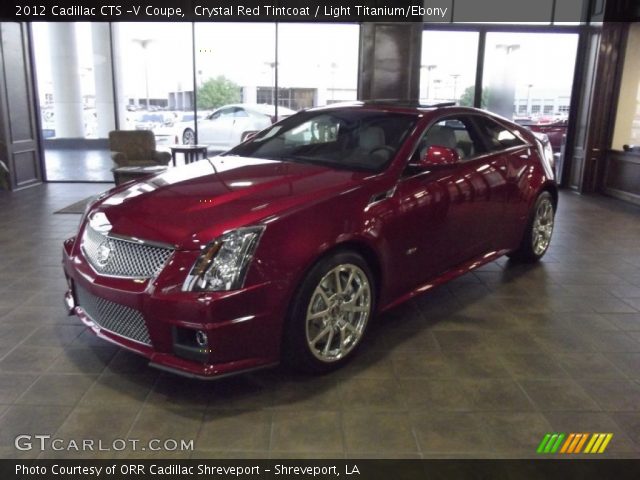 2012 Cadillac CTS -V Coupe in Crystal Red Tintcoat