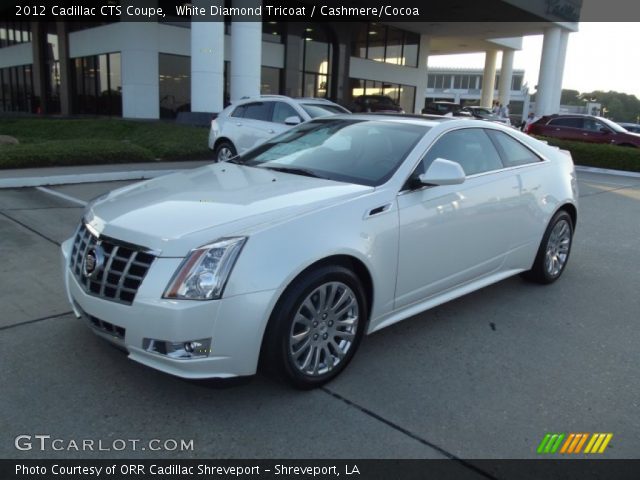 2012 Cadillac CTS Coupe in White Diamond Tricoat