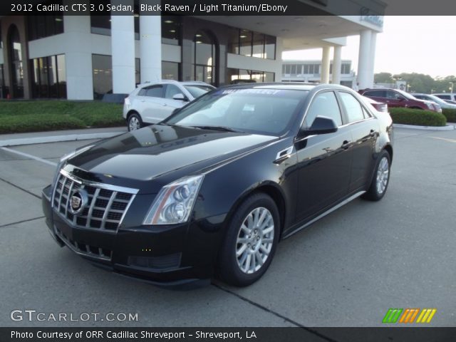 2012 Cadillac CTS 3.0 Sedan in Black Raven
