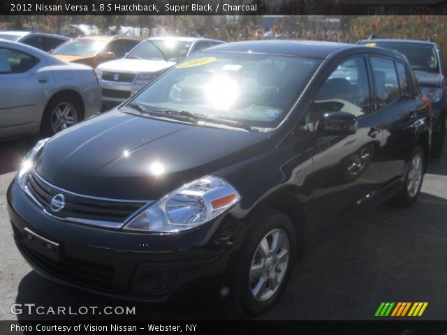 2012 Nissan Versa 1.8 S Hatchback in Super Black