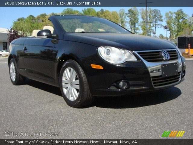 2008 Volkswagen Eos 2.0T in Black Uni