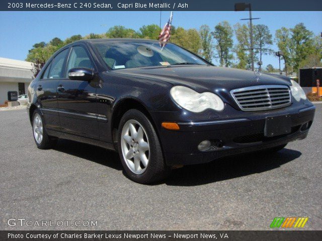 2003 Mercedes-Benz C 240 Sedan in Capri Blue Metallic