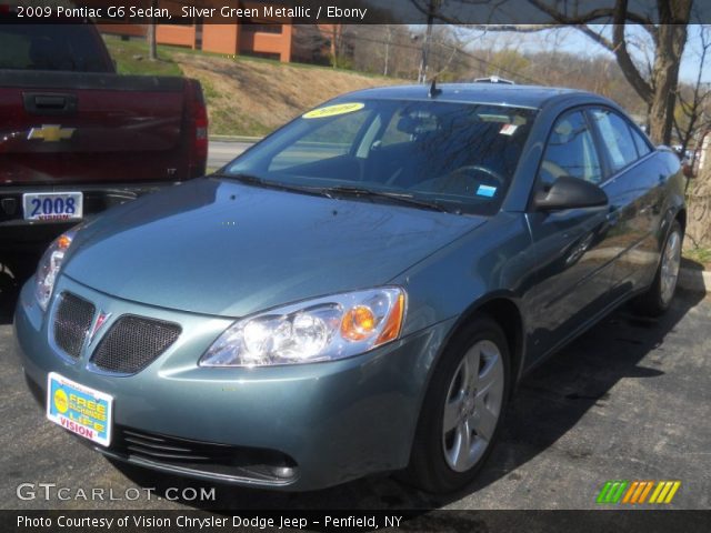 2009 Pontiac G6 Sedan in Silver Green Metallic