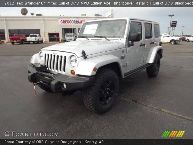 2012 Jeep Wrangler Unlimited Call of Duty: MW3 Edition 4x4 in Bright Silver Metallic