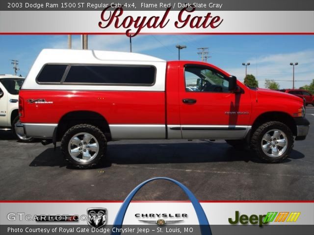 2003 Dodge Ram 1500 ST Regular Cab 4x4 in Flame Red