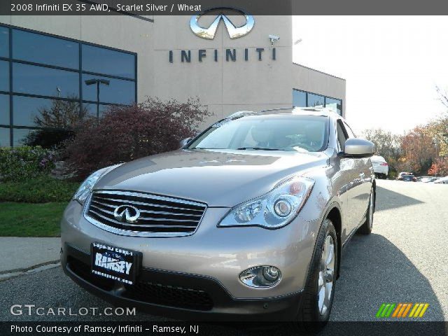 2008 Infiniti EX 35 AWD in Scarlet Silver