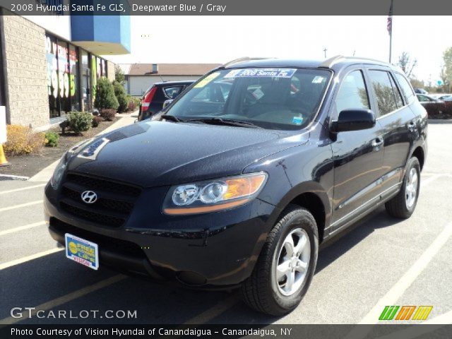 2008 Hyundai Santa Fe GLS in Deepwater Blue