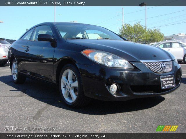 2006 Toyota Solara SE V6 Coupe in Black
