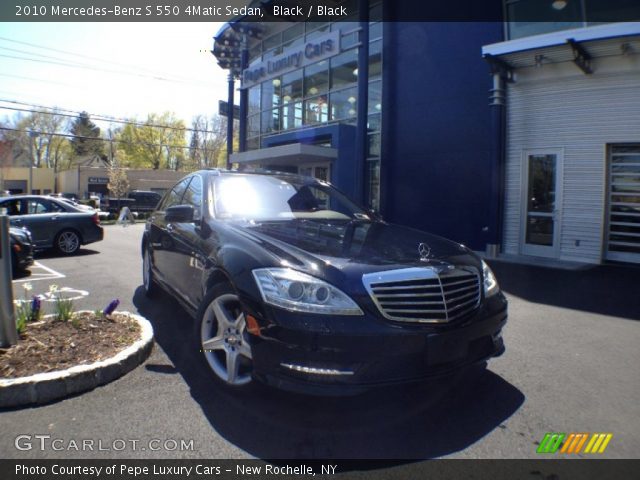 2010 Mercedes-Benz S 550 4Matic Sedan in Black