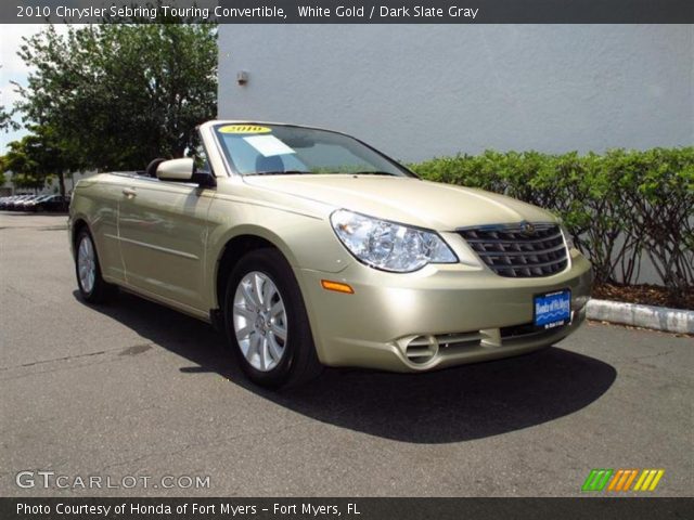 2010 Chrysler Sebring Touring Convertible in White Gold