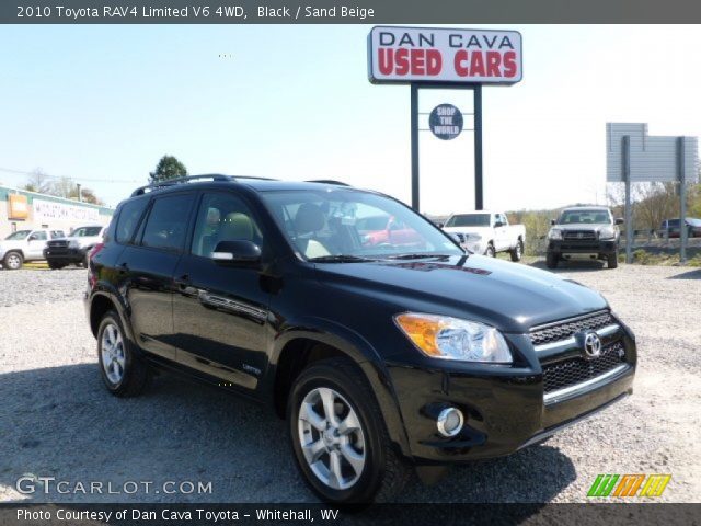 2010 Toyota RAV4 Limited V6 4WD in Black