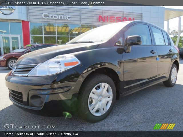 2012 Nissan Versa 1.8 S Hatchback in Super Black